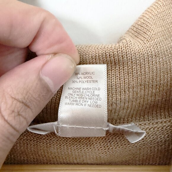 Loft Brown Turtle Neck Sweater Dress Small Pettite - Picture 3 of 3